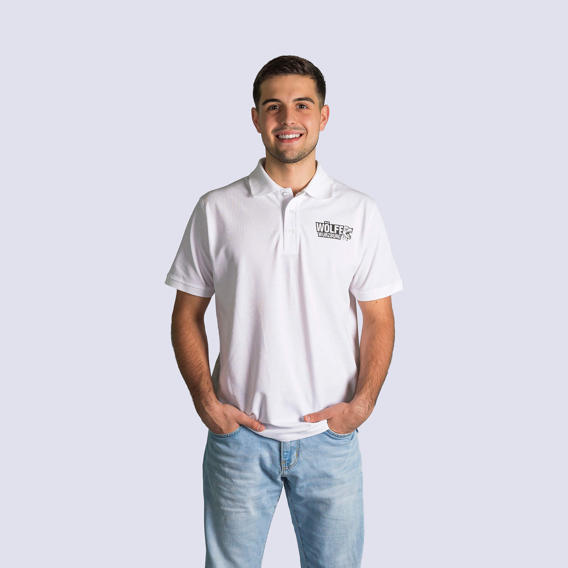 Weißes T‑Shirt von den Wölfen