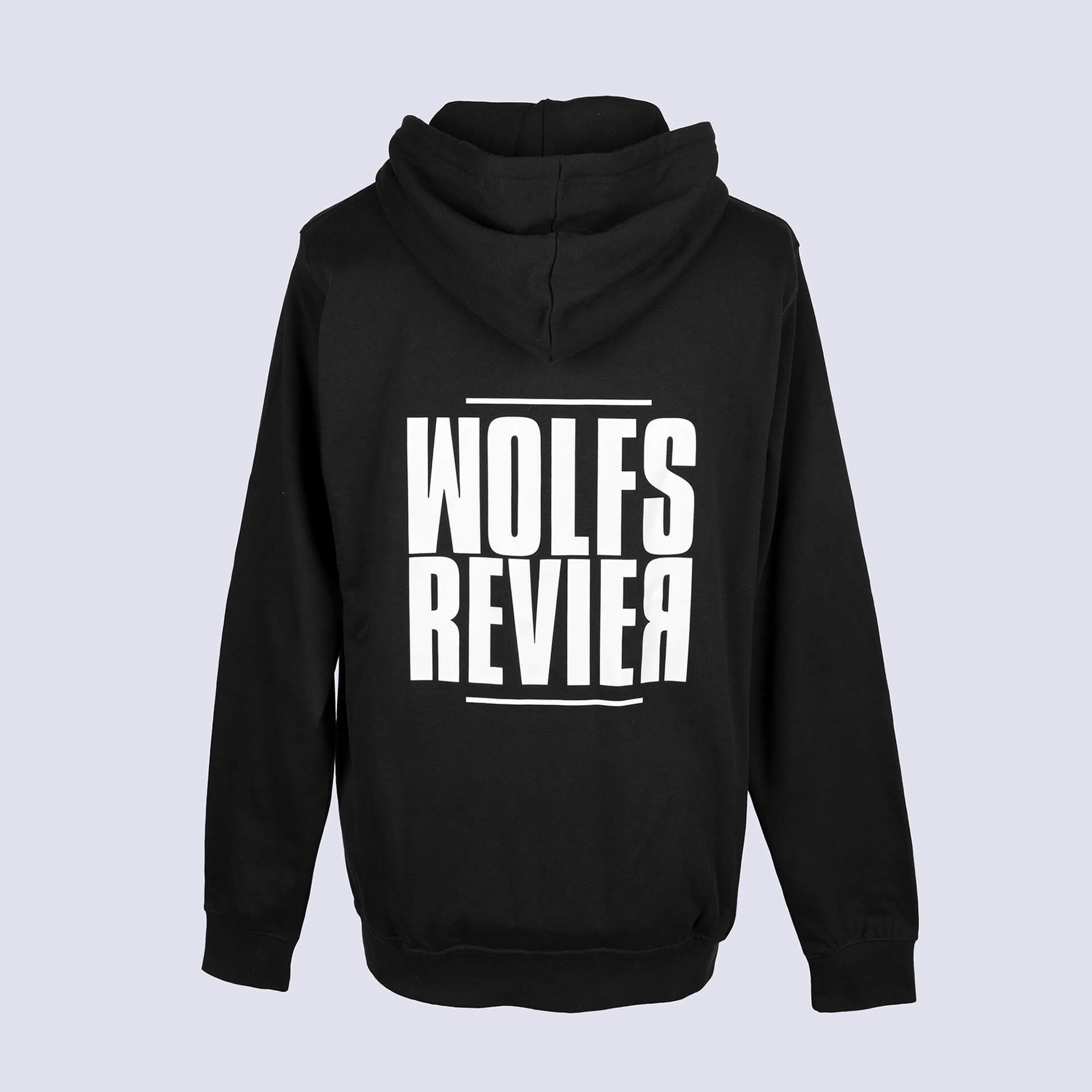 Schwarzer Hoodie von den Wölfen